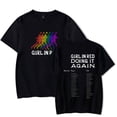 thumbnail image 1 of Girl In Red Rainbow Silhouette Itin T-shirts Merch Women Men Clothes Trend Casual Short Sleeve Top, 1 of 3