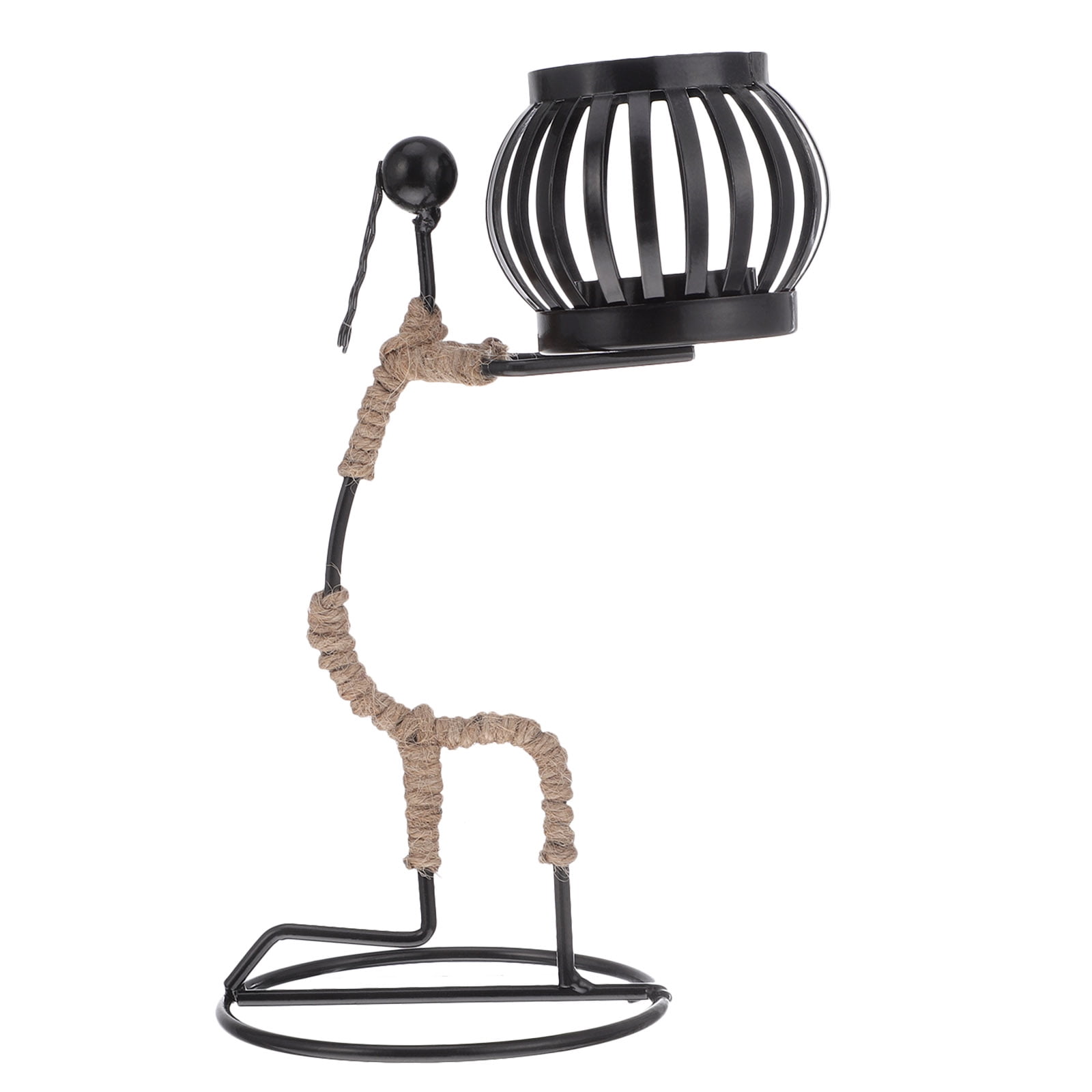 Girl Iron Candlestick Holder Professional Candle Holder Creative Candle