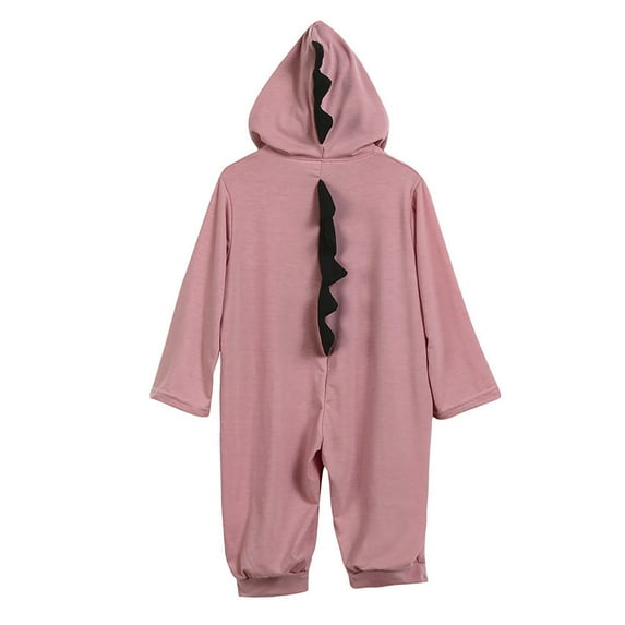 Girl Jumpsuit Boy Outfits Dinosaur Clothes Hooded Romper Baby Girls Outfits&Set Kids Outfit Sets Pink 18M
