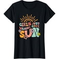 thumbnail image 1 of Girl Just Wanna Have Sun A Funny Summer Vacation Beach T-Shirt, 1 of 4