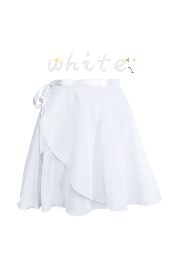 Girl Kids Chiffon Dance Ballet Skirt Dancewear Layered Tutu Dress