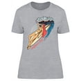 thumbnail image 1 of Girl Lies On Big Wave T-Shirt Women -Image by Shutterstock, Female Medium, 1 of 2
