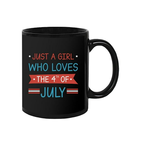 Girl Loves 4Th Of July Mug - Smartprints Designs,