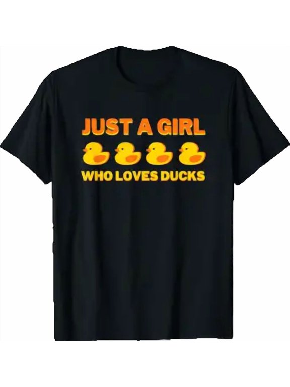 Girl Loves Ducks Yellow Ducklings T-Shirt