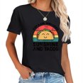 thumbnail image 1 of Girl Loves Sunshine & Tacos Funny Mexican Tuesday Cute Taco T-Shirt, 1 of 5