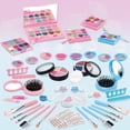 thumbnail image 1 of Girl Makeup Toy Set Washable Makeup Set Toy, Real Little Girl Makeup Box, Pretend To Play MakeupBeauty Set Birthday Toy Gift Children Over 4 Years Old 55ml Toy, 1 of 6