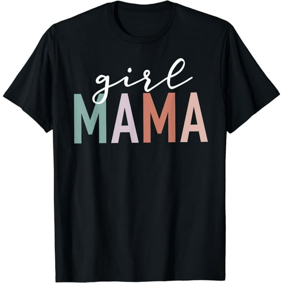 Girl Mama Gifts For Mother Mom Of Girls Leopard Print T-Shirt