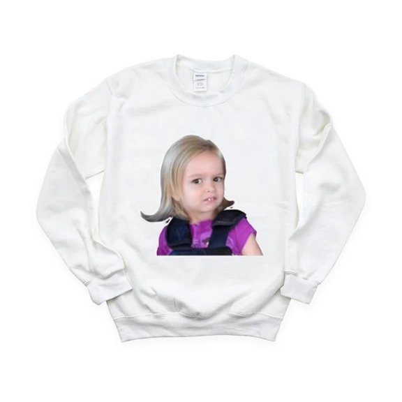 Girl Meme Funny Internet Viral Humor Sarcastic Woman Lady Sweatshirt, for men & women, up to size 5XL