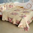 thumbnail image 1 of Girl Memories100% Cotton 3PC Vermicelli-Quilted Patchwork Quilt Set Full/Queen, 1 of 4