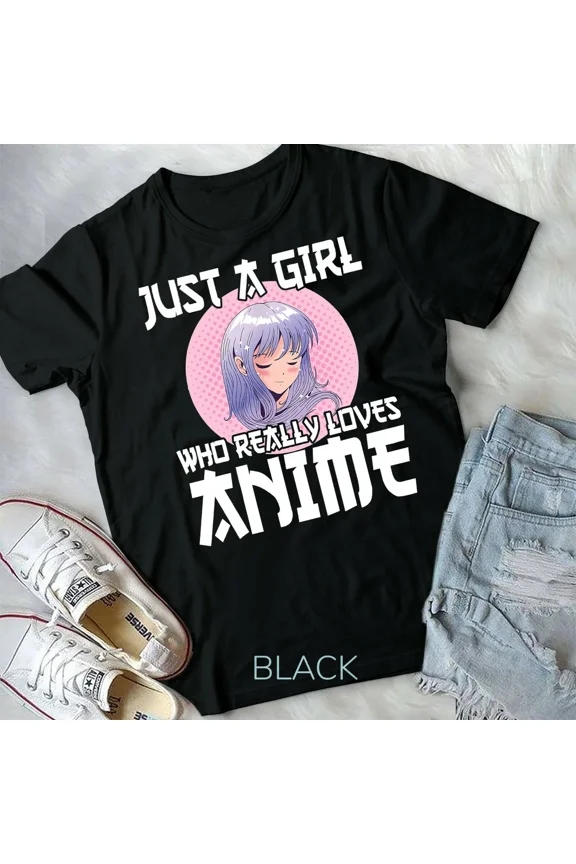 Girl Merch Otaku Gift Just A Girl Who Loves Unisex Form Tshirt