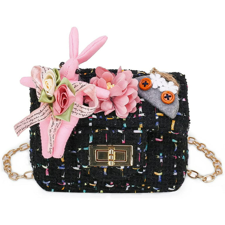 Simple Stitching Flower Decor Hand-held/shoulder Bag With Korean Style And  Sweet Ins Girl Design