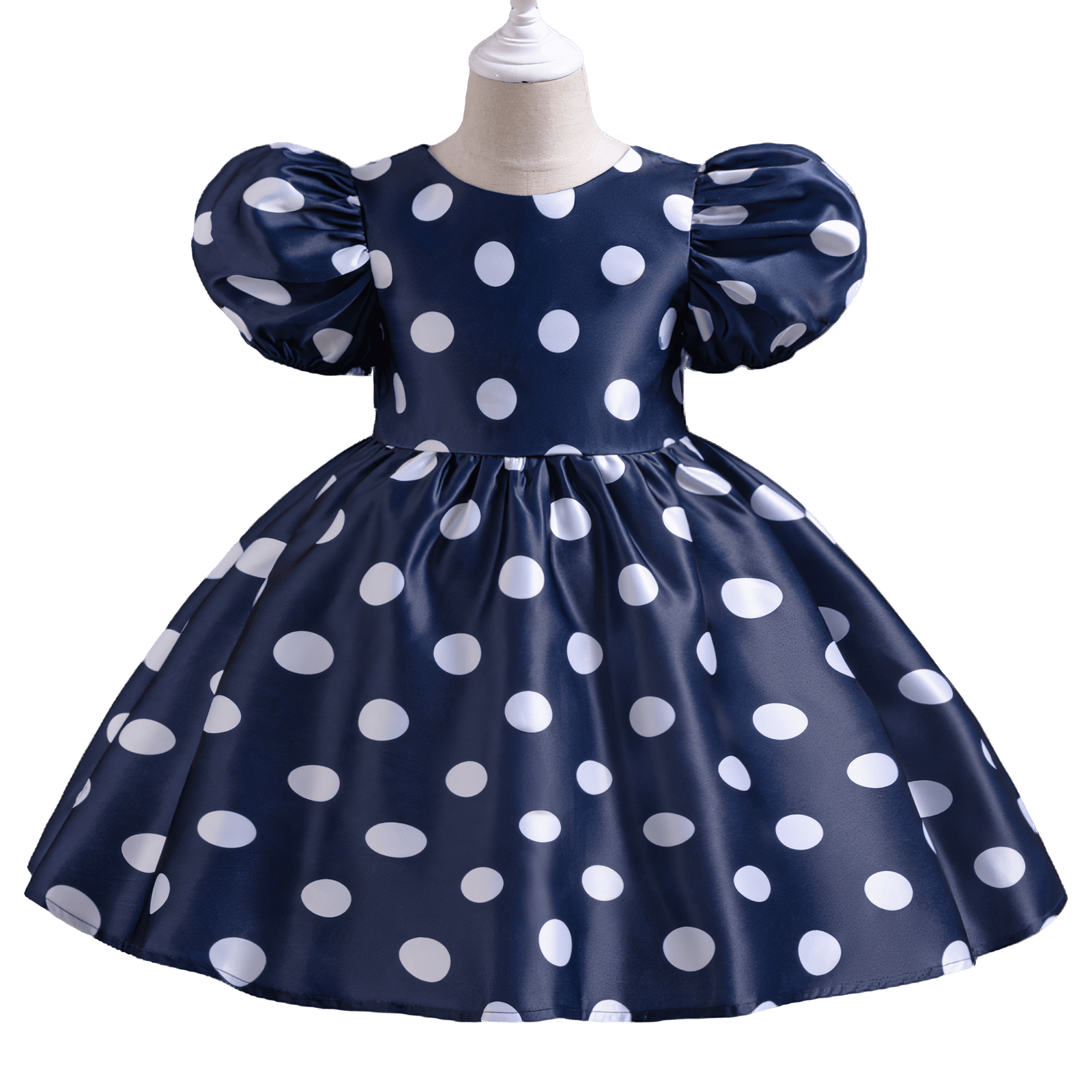 Minnie mouse blue polka dot dress 2025