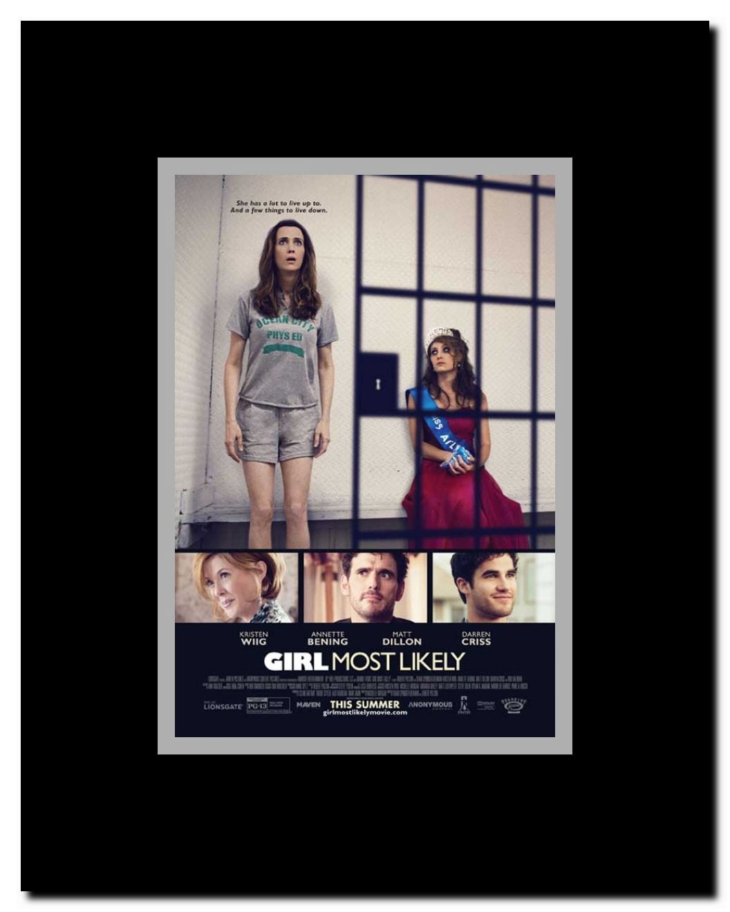 Girl Most Likely Framed Movie Poster