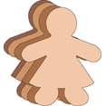 thumbnail image 1 of SHAPES ETC. Girl Multicultural Creative Cut-Outs- 3&rdquo;, 1 of 2