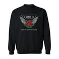 thumbnail image 1 of Girl Need To Support | Girls. Sweatshirt Women | Size M, 1 of 4
