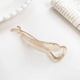 thumbnail image 1 of Girl New Simple Plastic Green Ponytail Holder Cross Hair Claws Transparent Banana Clips Hair Horizontal Clip YELLOW, 1 of 1