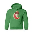 thumbnail image 1 of Girl On A Watermelon Hoodie Juniors -Image by Shutterstock,  x-Large, 1 of 4