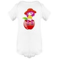 thumbnail image 1 of Girl On Apple Bodysuit Infant -Image by Shutterstock,  18 Months, 1 of 4