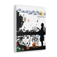 thumbnail image 1 of Girl On The Lake Canvas Wall Art for kids-Beautiful Art-Modern Wall Decor, 1 of 5