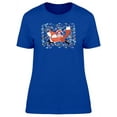 thumbnail image 1 of Girl On Top Of Fox T-Shirt Women -Image by Shutterstock, Female x-Large, 1 of 2