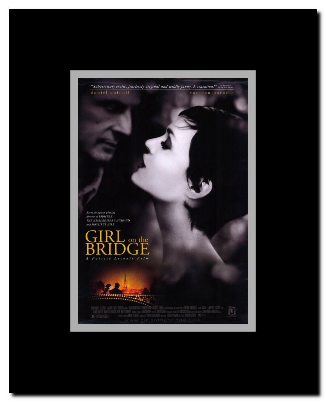 Girl On the Bridge Framed Movie Poster