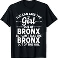 thumbnail image 1 of Girl Out Of BRONX NY NEW YORK Gift Funny Home Roots USA T-ShirtMen and women, Black T-shirt, size: Extra large S-4XL, 1 of 4