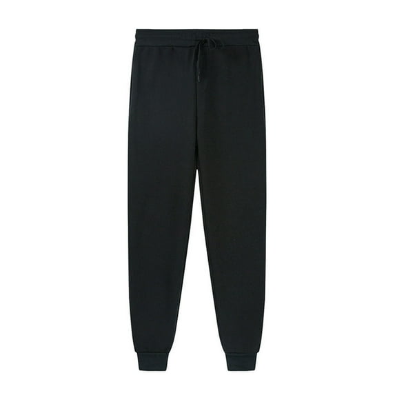 Girl Pants,Girls Sports Pants Autumn Winter Long Pants Elastic Waist Casual Playwear Comfort Bottoms,School Kids Clothes,Black,10-11 Years