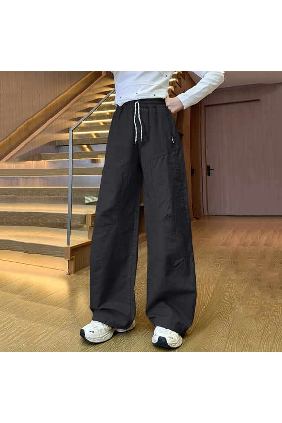Girl Pants Size 5-6Y Kids Two Way Wear Cargo Joggers Versatile Solid Comfortable
