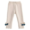 thumbnail image 1 of Girl Pants Size 7-8 Children Kids Baby Boys Girls Rain Dungarees Windproof Mud Breathable Bottoms Pants Trousers Girl Cargo Pants Capris Baggy Joggers Pants Z0D-Beige, 0-6 Months, 1 of 4