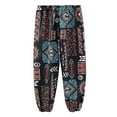 thumbnail image 1 of Girl Pants Size 9 Years Old Casual Comfortable Stretch Printed Pants with Pockets Lounge Long Trousers Pull on Elastic Waist Loose Pants High Waisted Wide Leg Pleated Pant 2025 Summer School Pants, 1 of 2