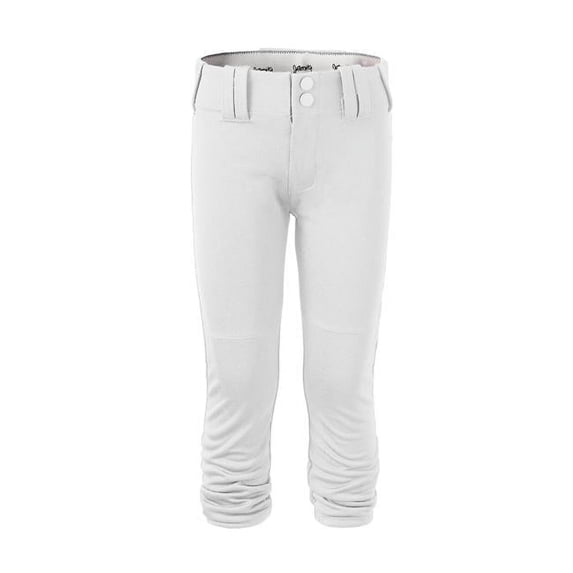 Girl Pick Off Pant, White - Extra Large