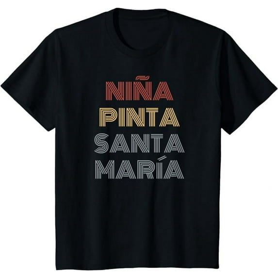 "Girl, Pinta, Santa Maria" History, Christopher Columbus Day T-Shirt