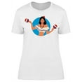 thumbnail image 1 of Girl Playing Maracas  T-Shirt Women -Image by Shutterstock, Female XX-Large, 1 of 2