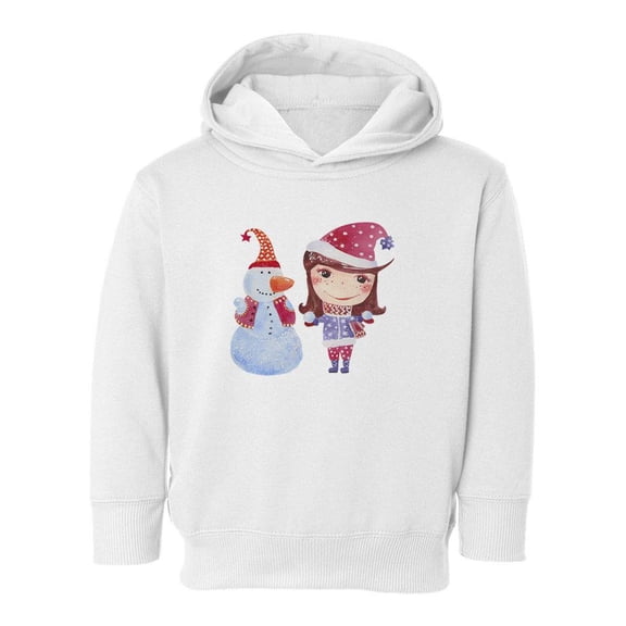 Girl Playing With Snow Hoodie Toddler -Image by Shutterstock,  5 Toddler