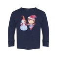thumbnail image 1 of Girl Playing With Snow Long Sleeve Toddler -Image by Shutterstock,  5 Toddler, 1 of 4