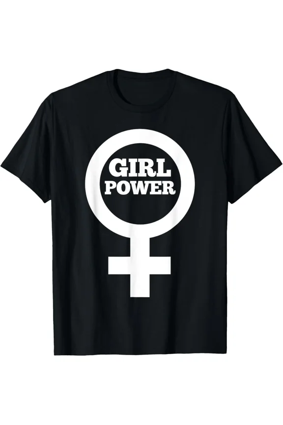 Girl Power Female Symbol Venus Equality Empowerment Graphic Unisex T-Shirt ,up to size 5XL