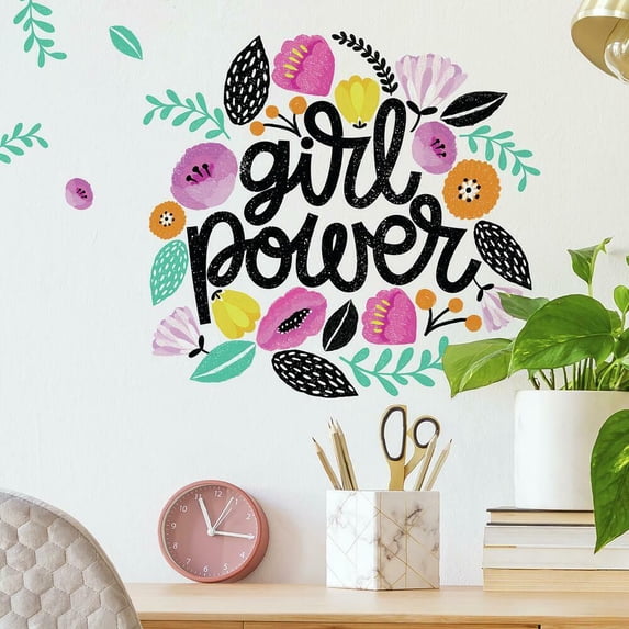 Girl Power Giant Wall Decals