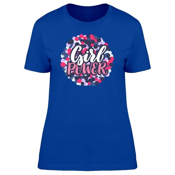 Girl Power (Purple And Pink) T-Shirt Women -Image by Shutterstock, Female x-Large
