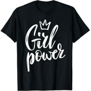 Girl Power Queen! Strong Feminist Gift Birthday Present T-Shirt