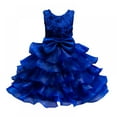 thumbnail image 1 of Baby Kids Girl Princess Birthday Party Wedding Dress Bridesmaid Pageant Gown Sleeveless Party Dresses Girl Clothes, 1 of 5