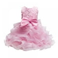 thumbnail image 1 of Girl Princess Dress Ruffle Tulle Beads Toddler Wedding Pageant Ceremony Birthday Party Evening Prom Dresses, 1 of 5
