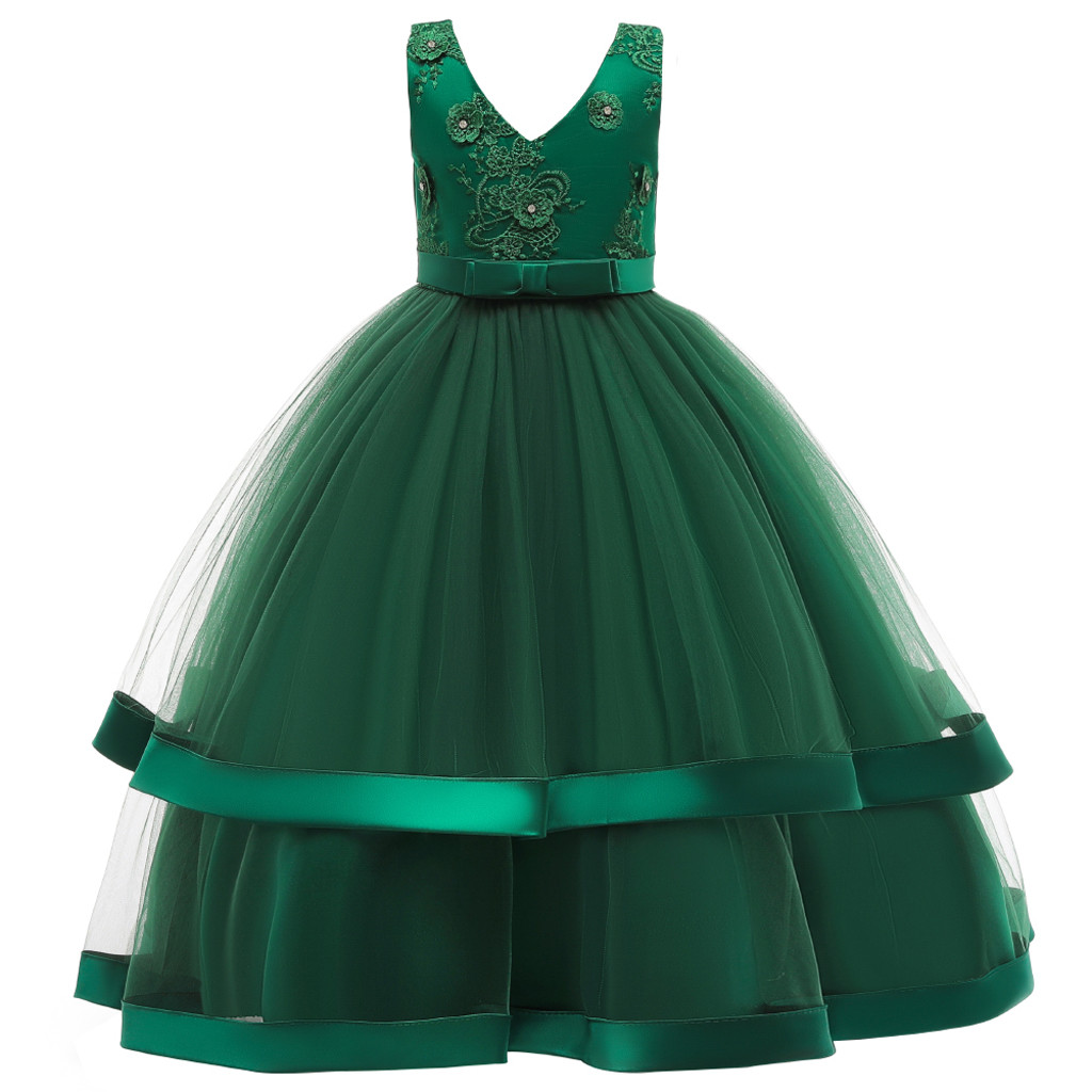 Girl Princess Flower Pageant Tutu Kid Wedding Formal Dresses Party girl-princess-flower-pageant-tutu-kid-wedding-formal-dresses-party
