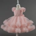thumbnail image 1 of Girl Princess Party Dress Toddler Baby Girls Flower Tulle Tutu Dress 2025 Cute Elegant Formal Birthday Dresses 1-6Y, 1 of 6