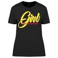 thumbnail image 1 of Girl Programmer Sticker T-Shirt Women -Image by Shutterstock, Female x-Large, 1 of 2