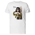 thumbnail image 1 of Girl Q With Yellow Snake Tee Men's -Image by Shutterstock, 1 of 2