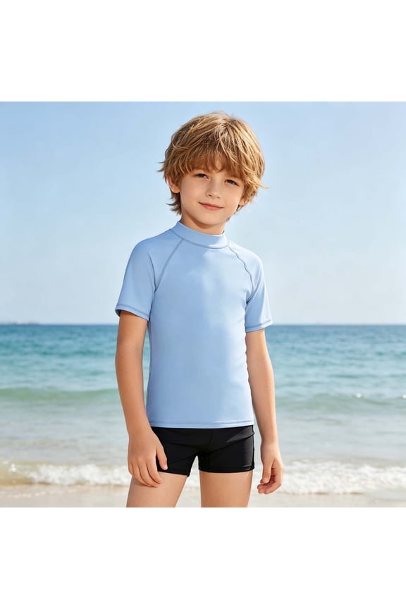Girl Rash Guard UV Sun Protection Rashguard Top Quick Dry Kids Girls Shirts 3-4 Years