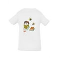 thumbnail image 1 of Girl Reads A Book T-Shirt Infant -Image by Shutterstock,  12 Months, 1 of 4
