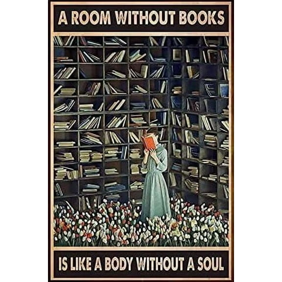 A Girl Reads Books Diamond Art Kits For Adults,Books 5D Diamond Art For Beginners,DIY Diamond Art Kits, Full Round Drill Diamond Paintings for Adults for Home Wall Decor 20X24 Inch