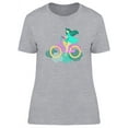 thumbnail image 1 of Girl Riding Through The Clouds T-Shirt Women -Image by Shutterstock, Female Medium, 1 of 2