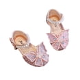 thumbnail image 1 of Girl Sandals Rhinestone Butterfly Pearls Summer Casual Dancing Shoes, 1 of 7